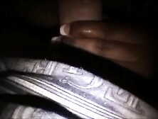 Black wife is horny to suck her husbands penis and happily takes his ejaculation in her throat