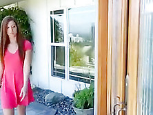 Lovely girl seduced her boyfriend's older boy