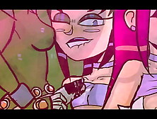 Teeny Titans xxx [ New Flames] Jinx x Blackfire W. I. P Va: BritishKassVA Sfx: Evilaudio1