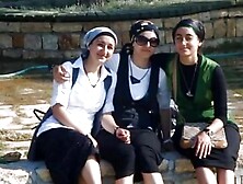 Turkish-Arab-Asian Amateurs in Hijab Mix Photo