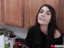 Dana Wolf In Slobbering Her Step Brothers Thick Cock So He