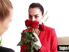 Heels,  Pantyhose,  and Hardcore: Sexy Lesbian babes Go All In with a Ding-dong