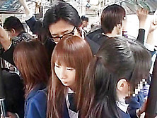 Fabulous Japanese Girl Anna Mutsumi,  Hina Umehara,  Mizuki Akiyama In Hottest Bus Jav Scene