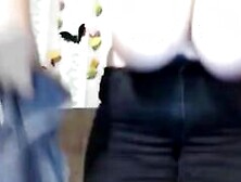 Huge Blonde Pale Boober creampie