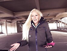 German Blonde Picked Up Online For A Spontaneous Outdoor Fuck Date