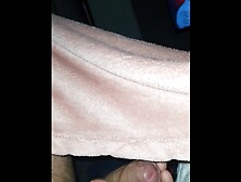 Step Mom Risky Hand-Job Near Family Make Fiance Spunk Under Blanket