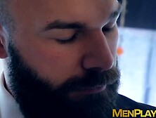 Businessmen take off their suits so they can have hot sex