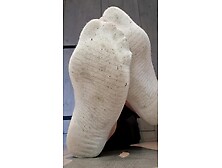 Let me press my dirty little ankle socks into your face so you can sniff them gentle. ????