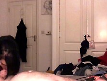 Sexy wife sucks jock