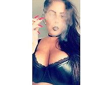 Leather Bra Smoking