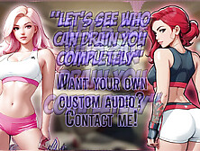 Two sexy babes battle for control of your manhood - Erotic Audio