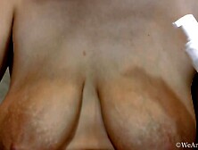 Bushy mother i'd like to fuck Agneta in washroom showering her unshaved twat