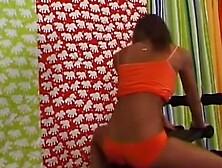 "Flexible Ballerina's Virtual Dance Class in POV"