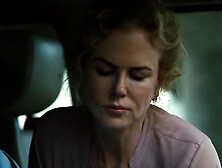 nicole helping hand in car