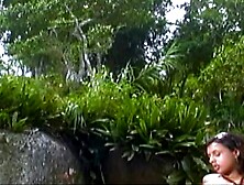 Latina Girls Get It On In Nature