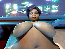 Curvy ebony mommy Wraith931 can't get enough of that cock