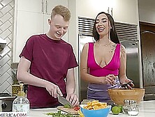 Big Butt Latina Opens Her Pussy Lips Around Her Friends Step brothers Cock! / 2. 5. 2023 With Jimmy Michaels And Gaby Ortega