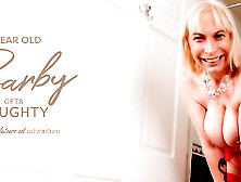 Shaved 56 Year Old Barby Has A Body For For Fun,  Is Naughty As Hell And Loves To Masturbate