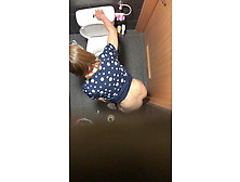 Polish Wife's Friend Caught In Bathroom ( Spy Wc Cam )