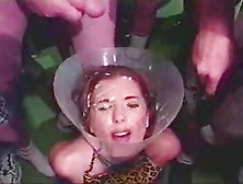 Girl In Funnel Bukkake