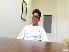 Bigstr - Dirty Scout - Youthful And Nerdy Twink Rides Cock On The Floor