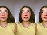 Beautiful Colombian Latina influencer gave makeup classes and then had sex