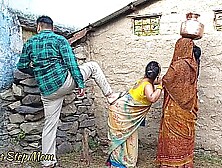 Indian Step Mother-in-law And Step Wife Fucked by Her Step Son in-law - Hindi Clear Audio (Threesome Sex)
