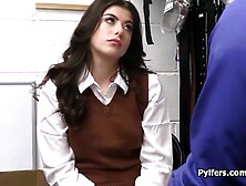 Fucking shy suspects juicy pussy in pantyhose
