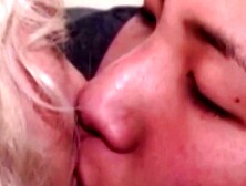 Asian Bombshell Liang Liu Fingers Blondie EMBER in Lesbo Threesome