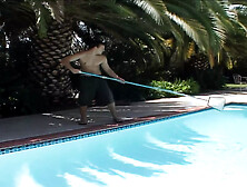 Busty Milf Cheyenne Hunter Wearing Bikini Gets Screwed By The Pool