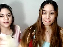 Petite Latina Teen Lesbians Webcam Teasing And Mas