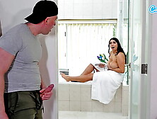 Big Natural Tits Latina With Huge Boobs Fucks Her Roommates BF