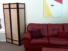 Hot nylons footjob with horny babe