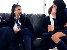 UNBELIEVABLE COED SHARING FOURSOME 3 Virgins Meet 1 Expert