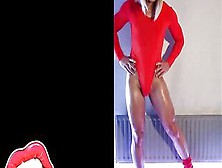 Jessb- 80's Gymgurl Oiled Legs (Crossdresser Teasing,  Leg Worship)