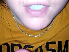 Cum drink compilation - she real amateur cumslut