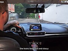 Older Colombian Blond Monique Fuentes Screws Her Driver in the Car - Brian Evansx