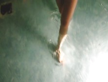 Very close up scenes of pair making love in public