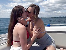 Nadia Foxx & Serenity Cox Screw Three Males On A Boat In Public Ending In Triple Facial / Amateur Fuckfest