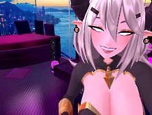 awkward shy vtuber succubus whore climax on online camera (VIRTUALLLYLEWD)