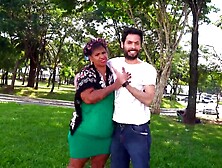 Large Stomach Grannys 1st Anal Three-some in a Van