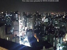 Woman Getting Jugs Out Inside The Martinelle Building Inside Downtown São Paulo