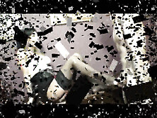 oriental dominatrix kick lennys nuts in office