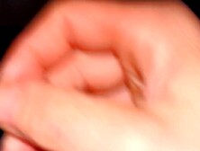 Stepbrother playing until spunk flow at the hotel with his co-workers near and nearly caught