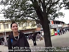 Enchanting czech kitten is tempted in the hypermarket and banged in pov