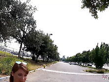 Real Teens - Ginger Grey Twerks And Gives Head In Public In Her Porn Debut
