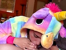 Unicorn Cosplay Blowjob With Big Ass And Cumshot