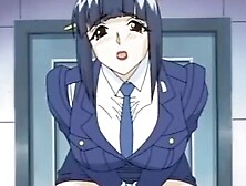 Busty anime girl dominated into giving head and getting rammed