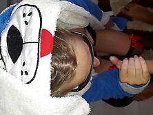 SENSUAL SLOPPY DEEP-THROAT BJ FROM ALLURING BUNNY LADY