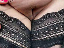 Mrs Mature Feet wearing a very sexy dress